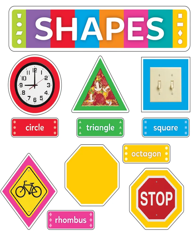 Shapes All Around Us Learning Set, 29 Pieces