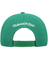 Men's Mitchell & Ness Kelly Green Boston Celtics Ground 2.0 Snapback Hat