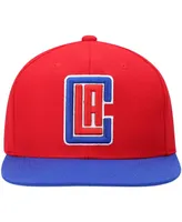 Men's Mitchell & Ness Red and Royal La Clippers Team Two-Tone 2.0 Snapback Hat