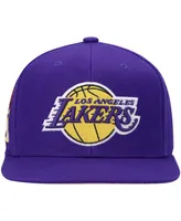 Men's Mitchell & Ness Purple Los Angeles Lakers All Love Snapback Hat