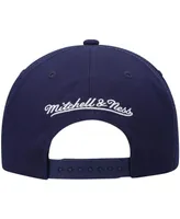 Men's Mitchell & Ness Navy Houston Rockets Hardwood Classics Retro Bolt Deadstock Snapback Hat