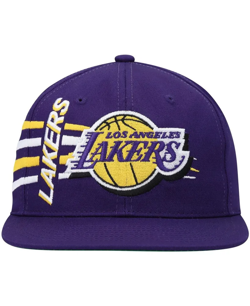 Men's Mitchell & Ness Purple Los Angeles Lakers Retro Bolt Deadstock Snapback Hat