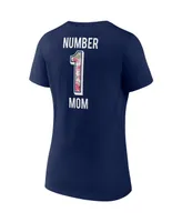 Women's Fanatics Navy Denver Broncos Team Mother's Day V-Neck T-shirt