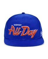 Men's Rings & Crwns Royal and Orange All Day Everyday Snapback Hat