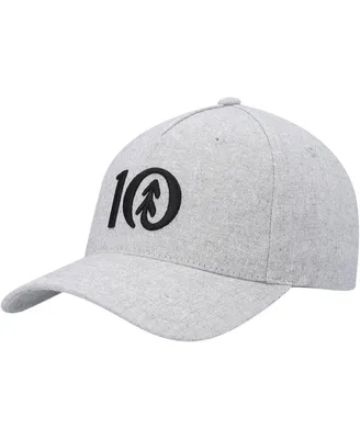 Men's tentree Heathered Gray Logo Altitude Snapback Hat