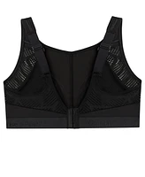 Full Figure Plus No-Sweat Mesh Sports Wirefree Bra 1068