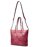Old Trend Women's Genuine Leather Prism Tote Bag