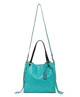 Old Trend Women's Genuine Leather Daisy Tote Bag