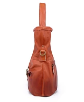 Old Trend Sweet Lotus Leather Bucket Bag