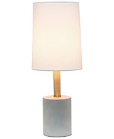 Lalia Home Brass Concrete Table Lamp