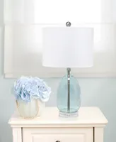 Lalia Home Oval Glass Table Lamp