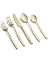 Cambridge Silversmiths Nylah Champagne Satin Flatware Set, 20 Piece