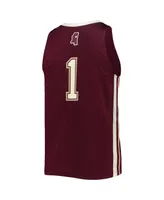 Men's adidas #1 Maroon Mississippi State Bulldogs Reverse Retro Jersey