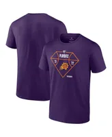 Men's Fanatics Purple Phoenix Suns 2022 Nba Playoffs Diamond Tip Off T-shirt