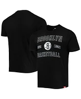 Men's Sportiqe Black Brooklyn Nets Tri-Blend T-shirt