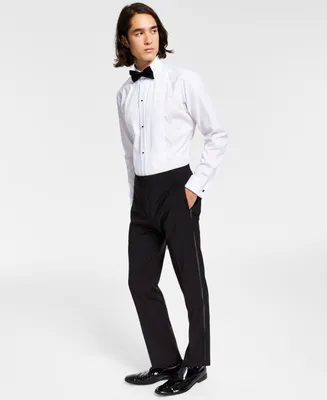Calvin Klein Men's Slim-Fit Infinite Stretch Black Tuxedo Suit Pants