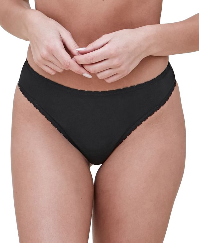 Women's Adorned Cotton Thong