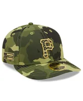 Men's New Era Camo Pittsburgh Pirates 2022 Armed Forces Day On-Field Low Profile 59FIFTY Hat