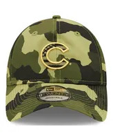 Men's New Era Camo Chicago Cubs 2022 Armed Forces Day 9TWENTY Adjustable Hat