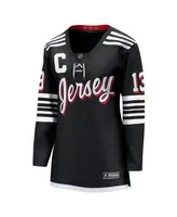 Women's Fanatics Nico Hischier Black New Jersey Devils Alternate Premier Breakaway Player