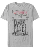 Men's Fantastic Beasts and Where to Find Them Witches Among Us Short Sleeve T-shirt - Silver