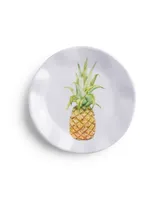 Q Squared Melamine Aloha 5.5" Canape Plate Set/4