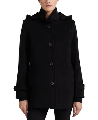 Lauren Ralph Women's Hooded Walker Coat, Created for Macy's
