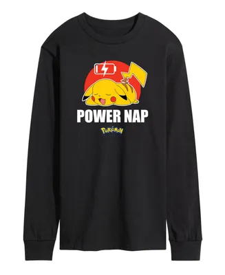 Men's Pokemon Power Nap Long Sleeve T-shirt