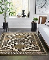 Liora Manne' Ashford Diamond Trio 5'3" x 7'6" Area Rug