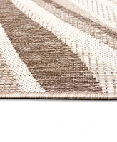 Liora Manne' Malibu Waves 3'3" x 4'11" Outdoor Area Rug