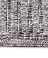 Liora Manne' Malibu Simple Border 7'10" x 9'10" Outdoor Area Rug