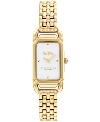 Coach Women's Cadie Gold-tone Bracelet Watch 17.5mmX28.5mm - Gold