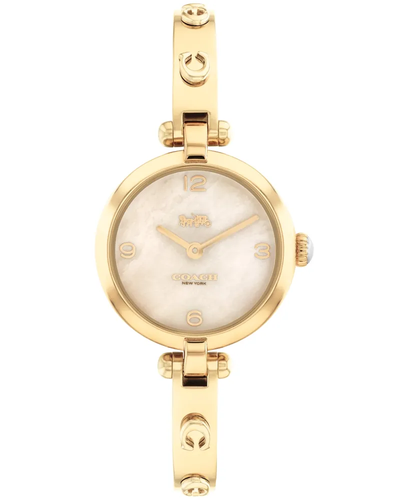 Coach Ladies Grand Gold Plated Watch