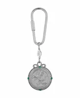 Women's May Flower of the Month Lily of the Valley Key Fob