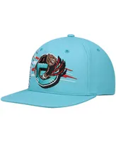 Men's Mitchell & Ness Turquoise Vancouver Grizzlies Hardwood Classics Retro Bolt Deadstock Snapback Hat