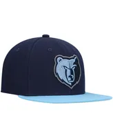 Men's Mitchell & Ness Navy, Light Blue Memphis Grizzlies Team Two-Tone 2.0 Snapback Hat