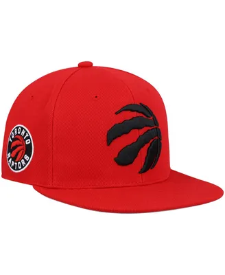 Men's Mitchell & Ness Red Toronto Raptors Core Side Snapback Hat