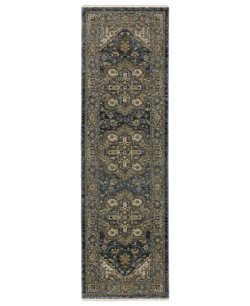 Jhb Design Devine DEV44Q 2'3" x 7'6" Runner Area Rug