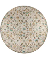 D Style Basilic BAS8 4' x Round Area Rug