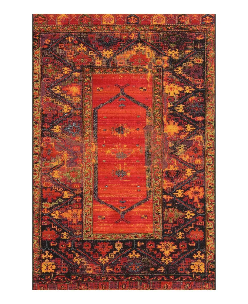 Bayshore Home Oushak Outdoor OUS01 5'3" x 8' Area Rug