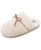 Izod Women's Dana Sherpa Scuff Slippers