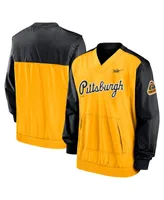 Men's Nike Black, Gold Pittsburgh Pirates Cooperstown Collection V-Neck Pullover