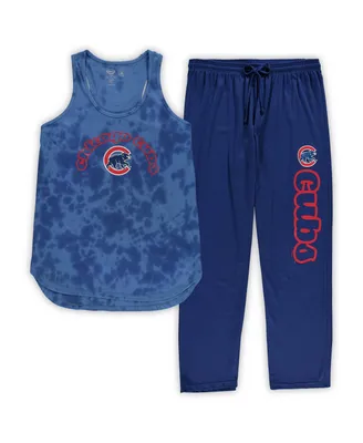 Women's Chicago White Sox Concepts Sport Heather Black/Heather Gray  Wordmark Meter Muscle Tank Top & Pants Sleep Set