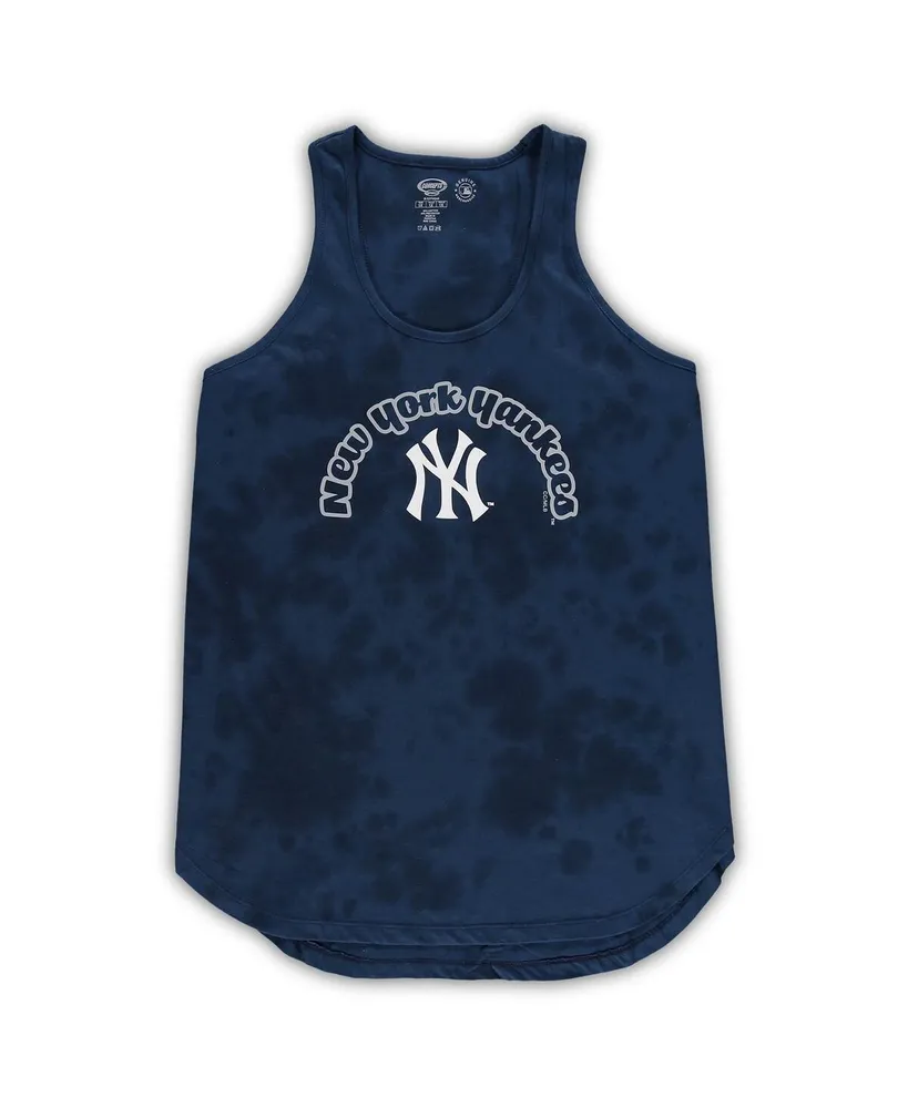 Women's Concepts Sport Navy New York Yankees Plus Jersey Tank Top and Pants Sleep Set