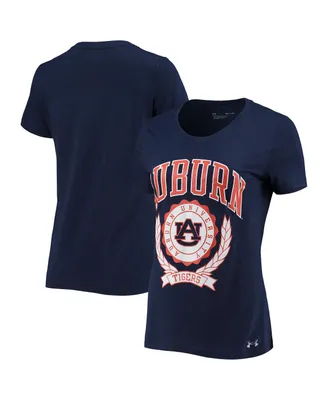 Women's Under Armour Navy Auburn Tigers T-shirt