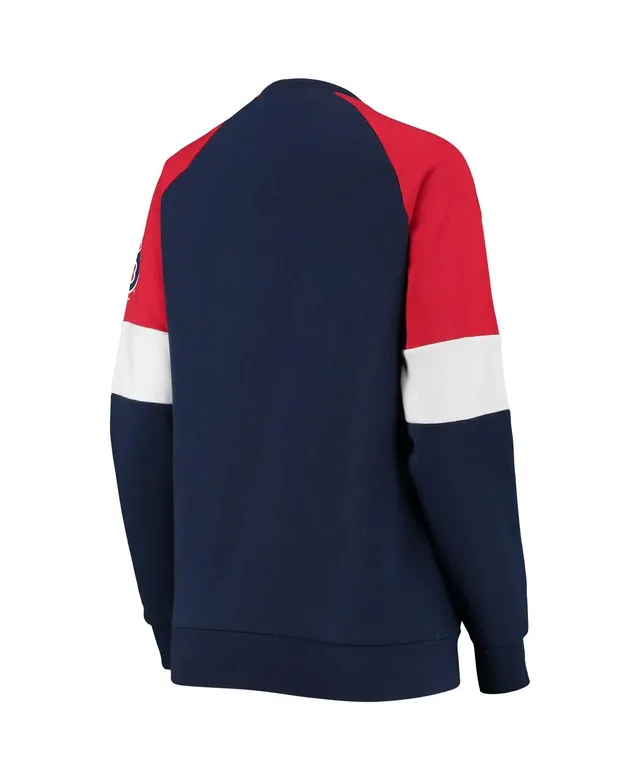 STARTER Women's Starter Red/Navy Boston Red Sox Baseline Raglan