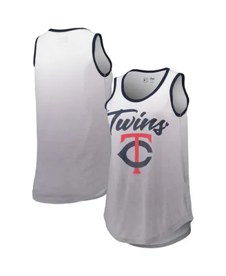 Women's G-iii 4Her by Carl Banks White Minnesota Twins Logo Opening Day Tank Top
