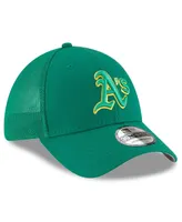 Big Boys New Era Green Oakland Athletics 2022 Batting Practice 39THIRTY Flex Hat