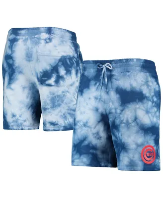 Men's New Era Royal Chicago Cubs Team Dye Shorts