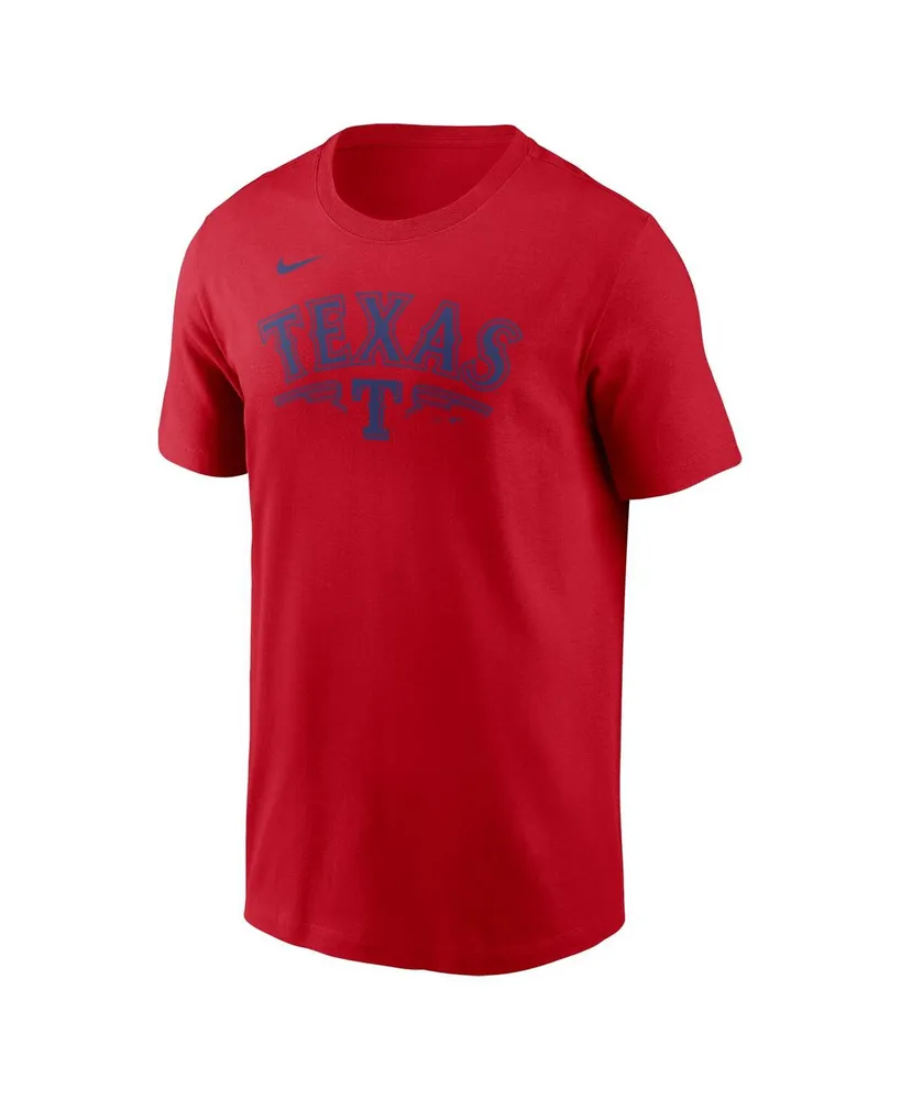 Men's Nike Red Texas Rangers Local Team T-shirt